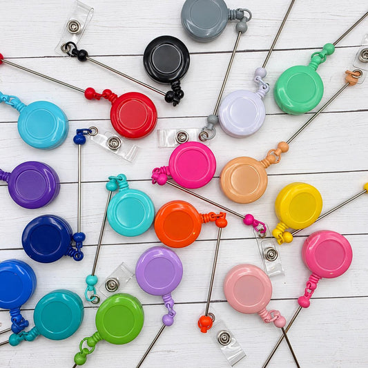 Beadable Bar Badge Reel