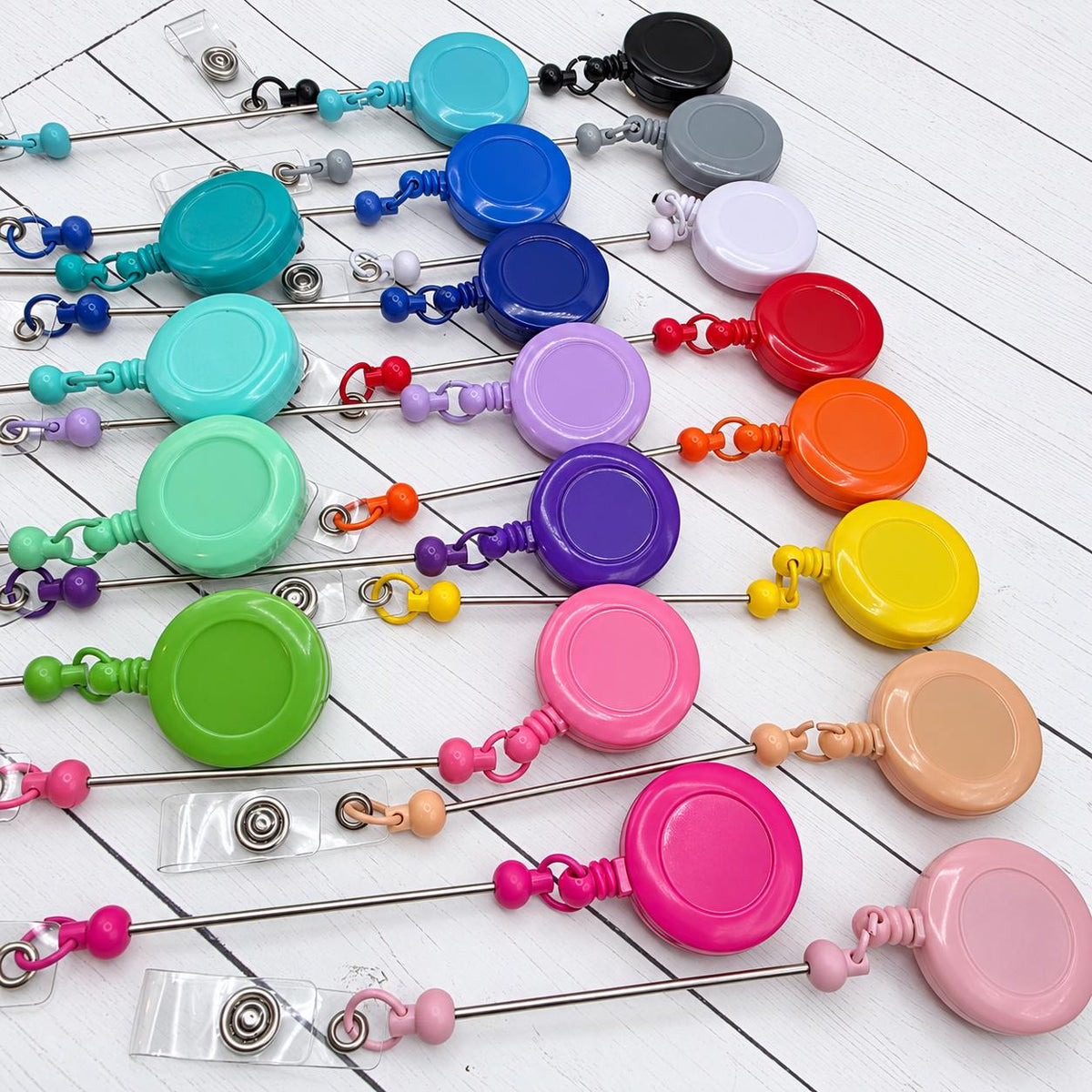 Beadable Bar Badge Reel