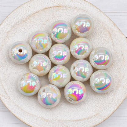 Merry & Bright 20mm Acrylic Beads, (10 count), Christmas Collection