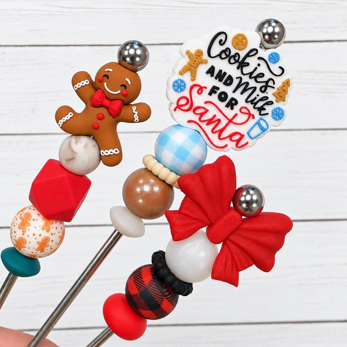 Jolly Sips Christmas Coffee Stir Sticks, Set of 3