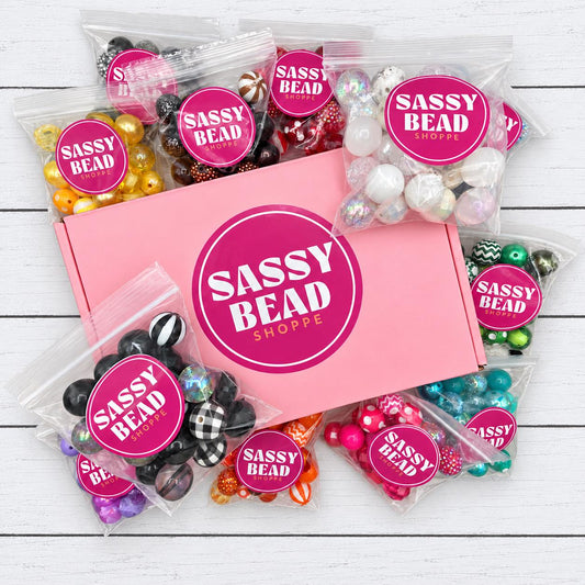 20mm Acrylic Bead Bundle | 12 Color Mix Packs | 288 Beads