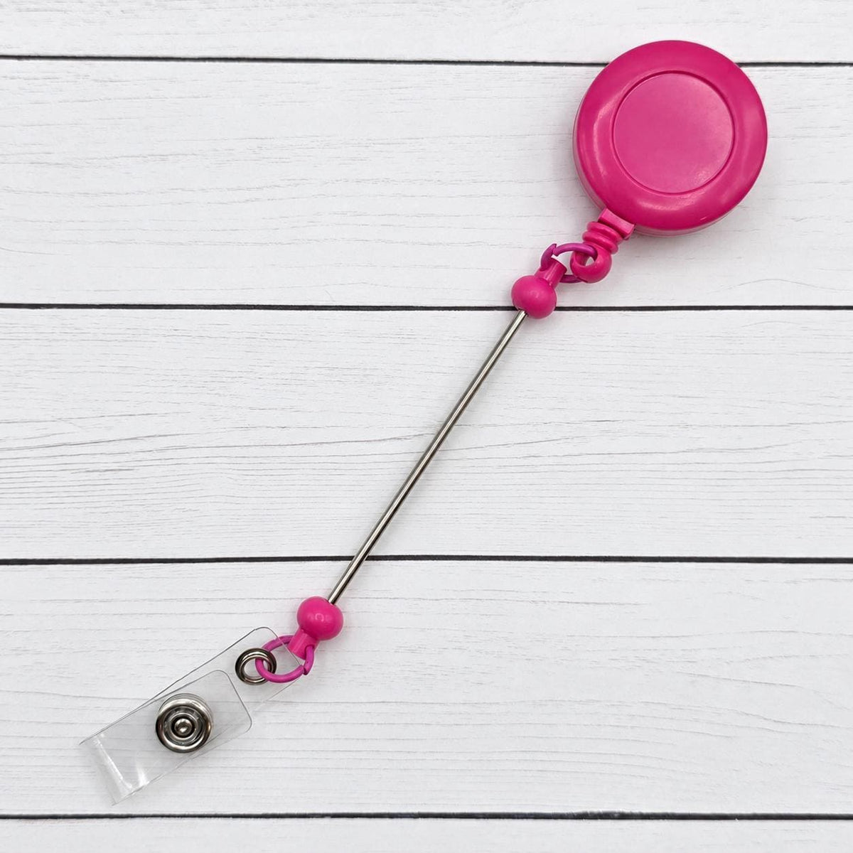 Beadable Bar Badge Reel