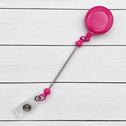Beadable Bar Badge Reel