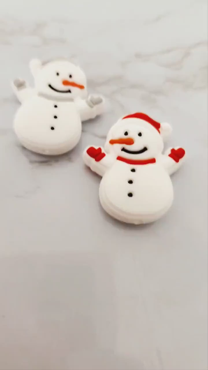 Snowman Focal Beads