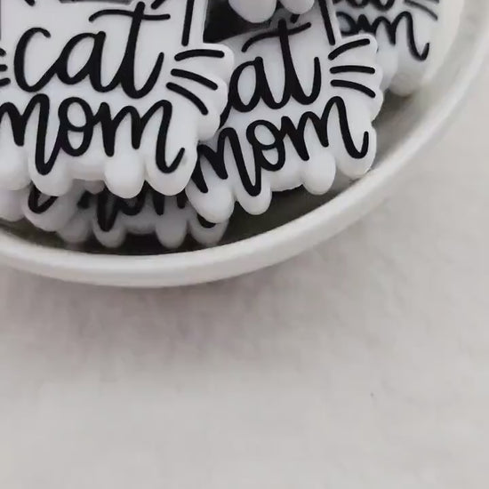 Cat Mom Focal Bead