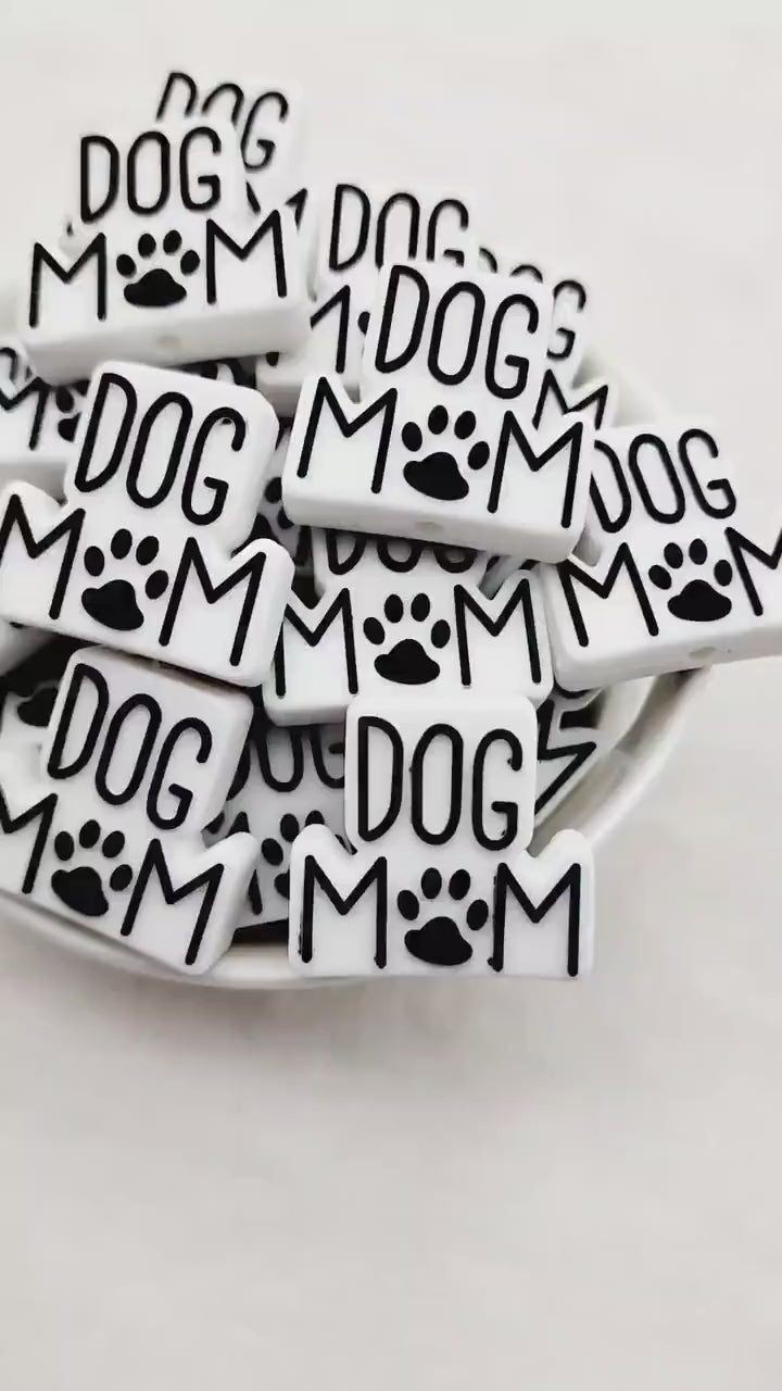 Dog Mom Silicone Beads