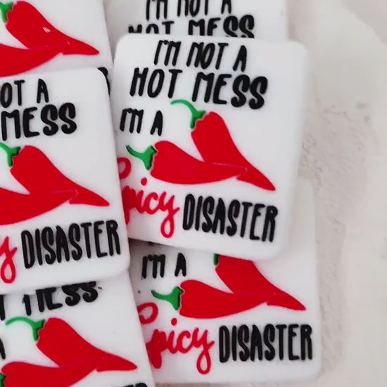 Hot Mess Spicy Disaster Focal Beads