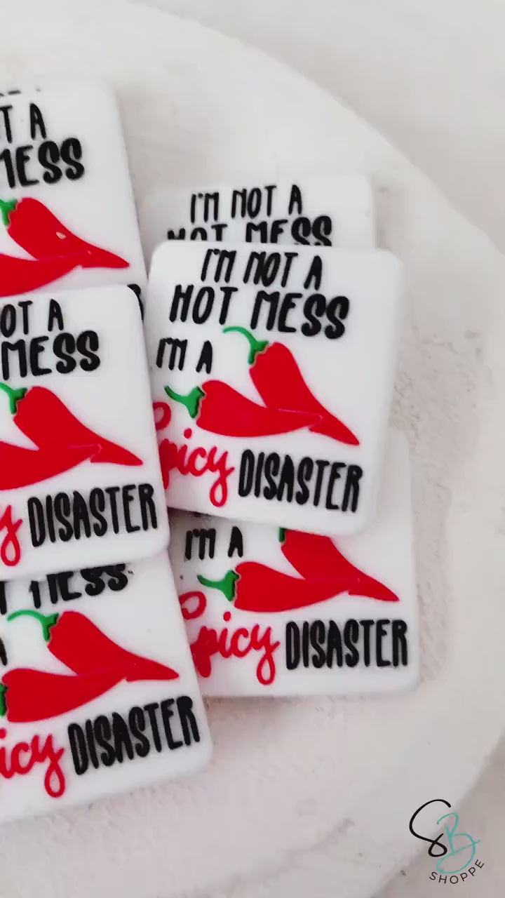 Hot Mess Spicy Disaster Focal Beads