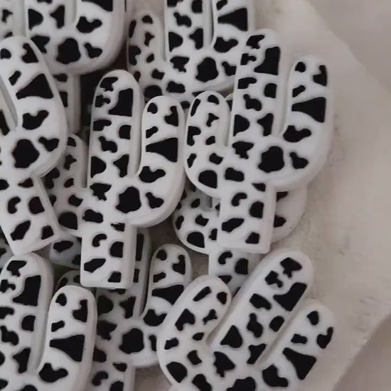 Cactus Cow Focal Beads
