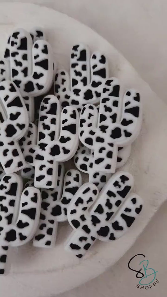 Cactus Cow Focal Beads