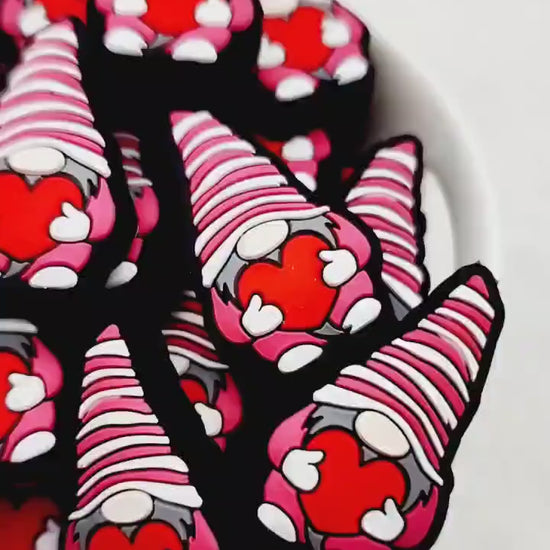 Heart Gnome Beads