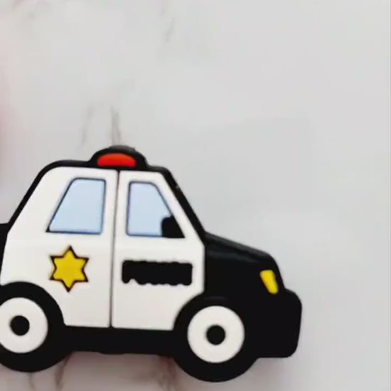 Police Car Focal Bead