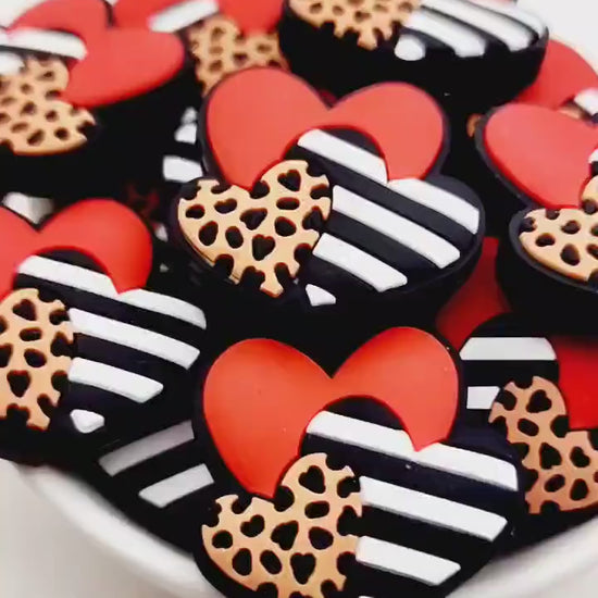 Triple Heart Beads