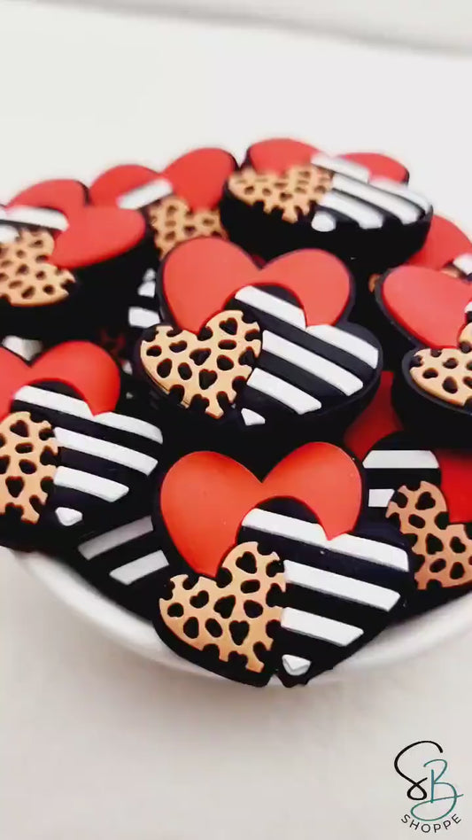 Triple Heart Beads