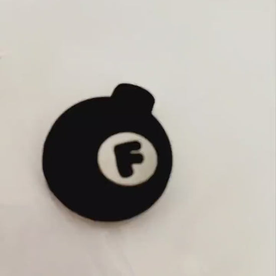 Black F Bomb Bead