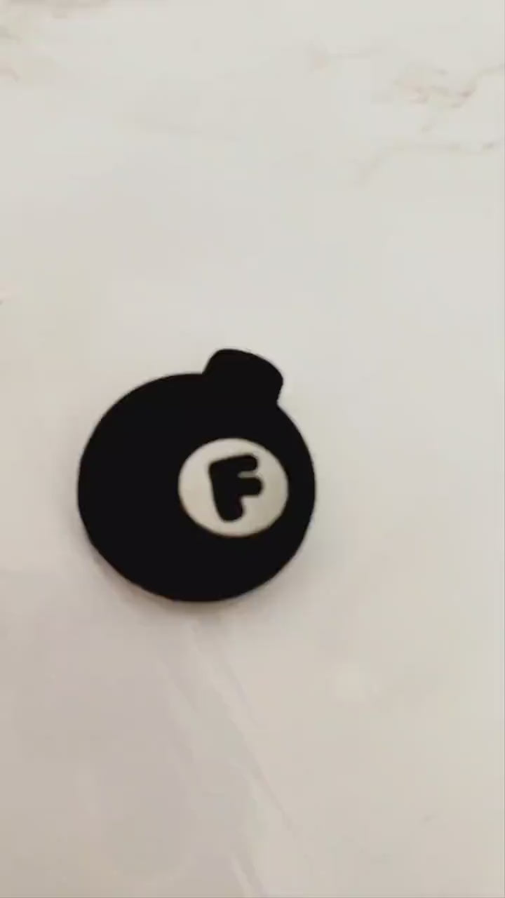 Black F Bomb Bead