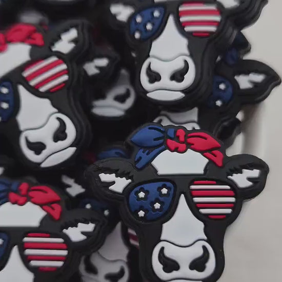 USA Cow Focal Bead