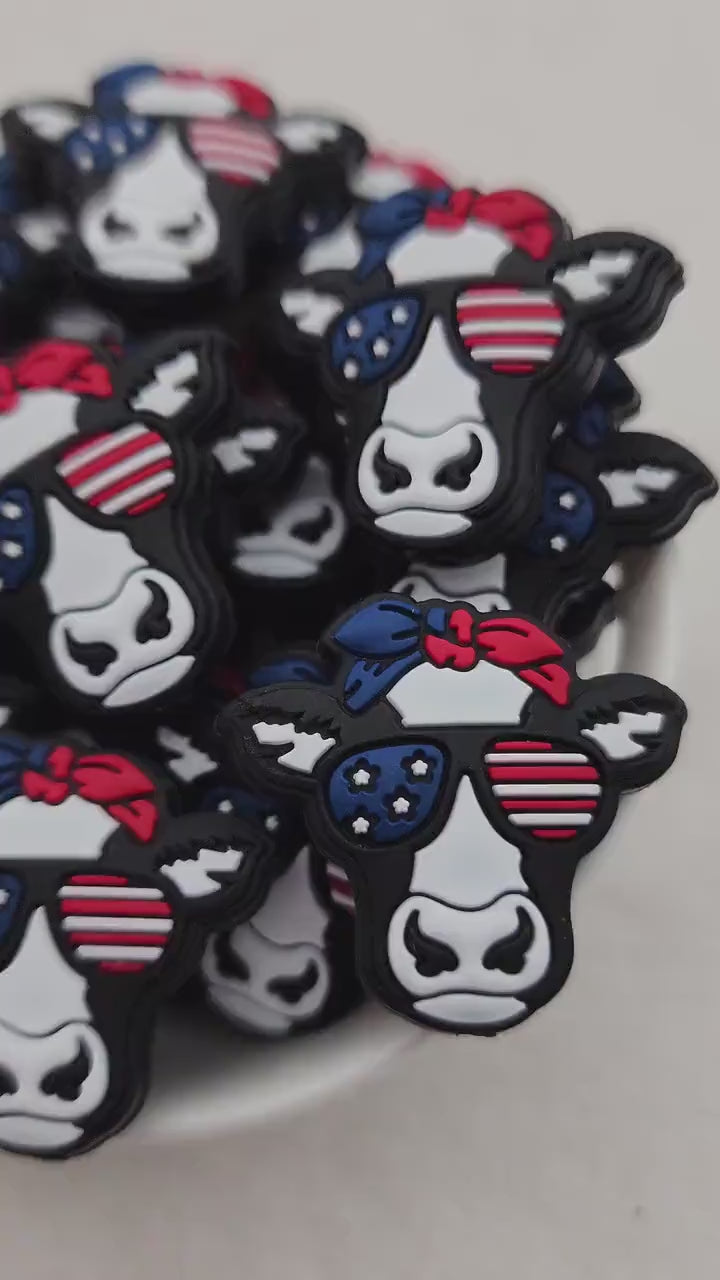 USA Cow Focal Bead