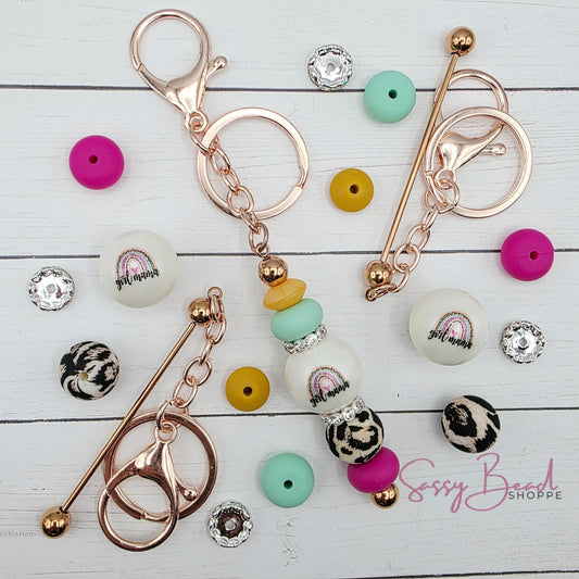 Girl Mom Life Keychain Kit