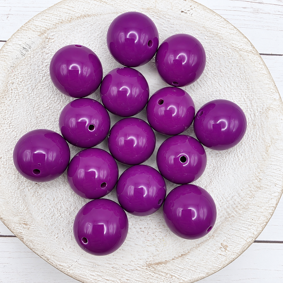 20mm Solid Color Beads