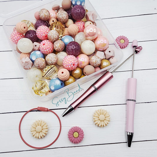Blissful Blush Bead Kit ~107 Pieces