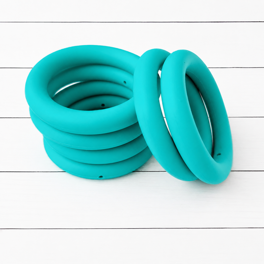 65mm Turquoise Silicone Ring