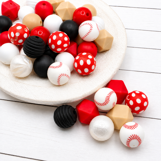 Baseball Life Silicone Bead Mix