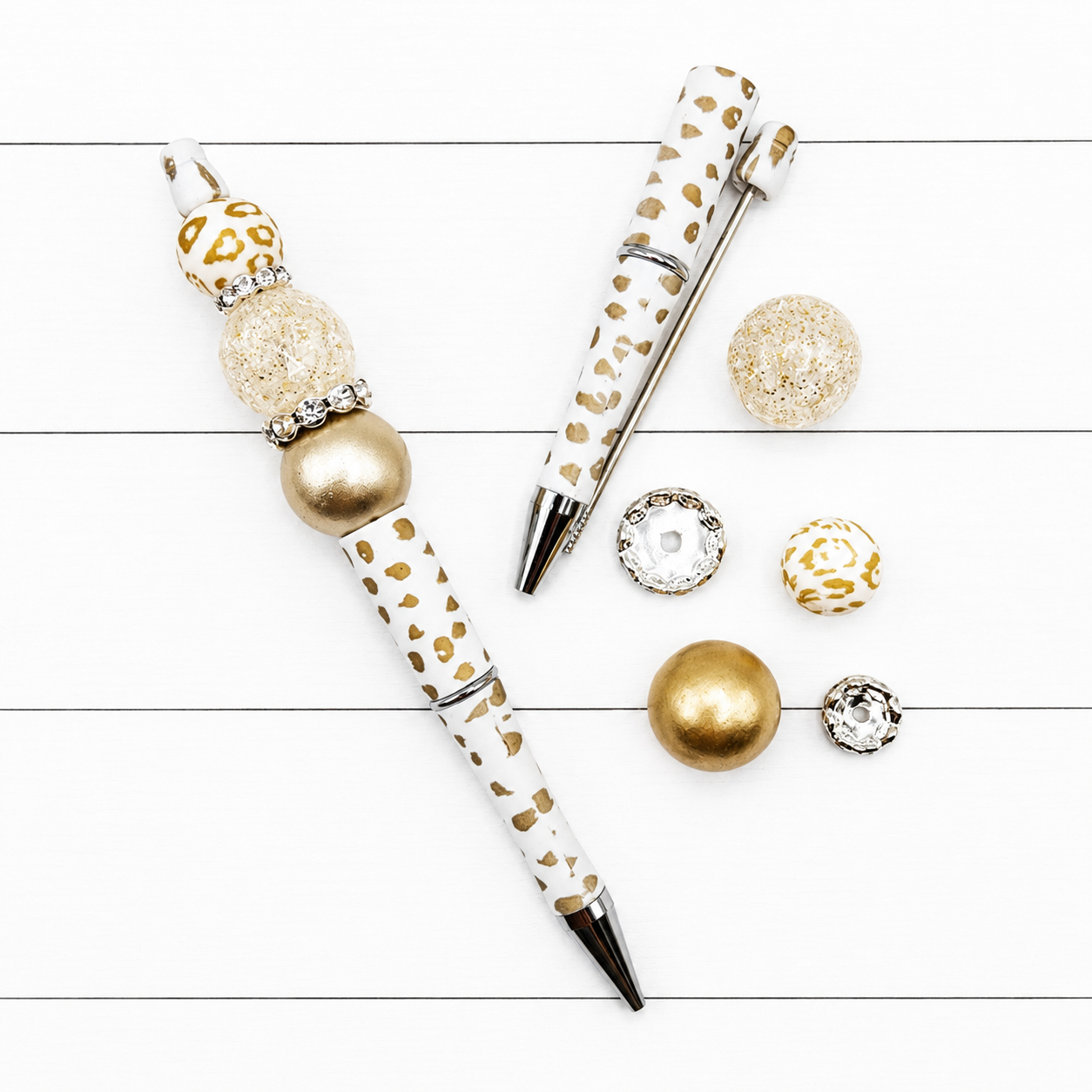 Lovely Leopard Beadable Pen Kit