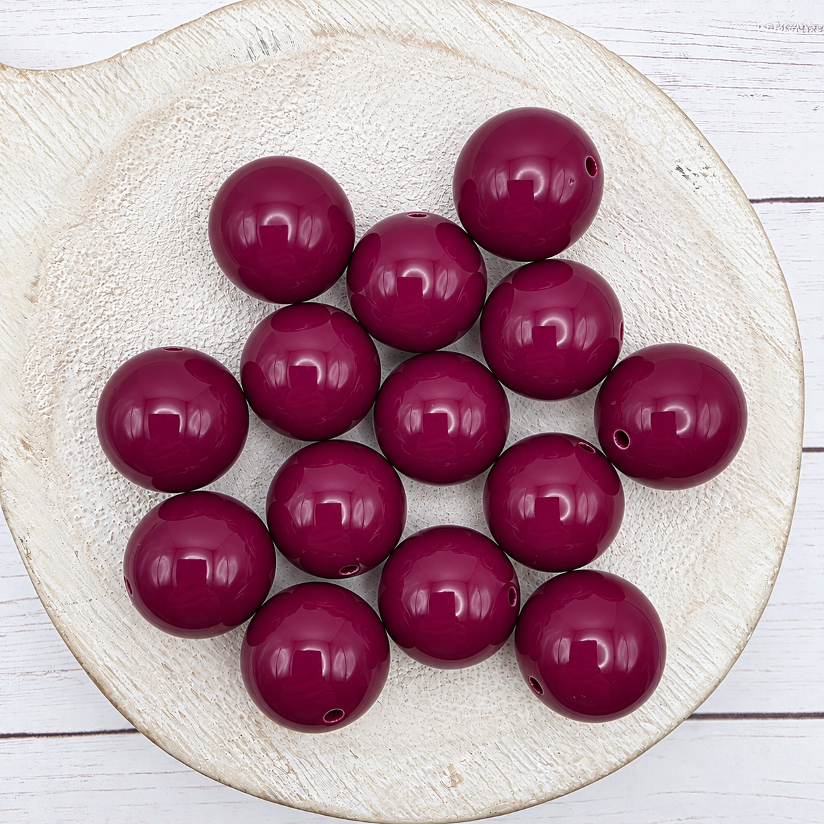 20mm Solid Color Beads