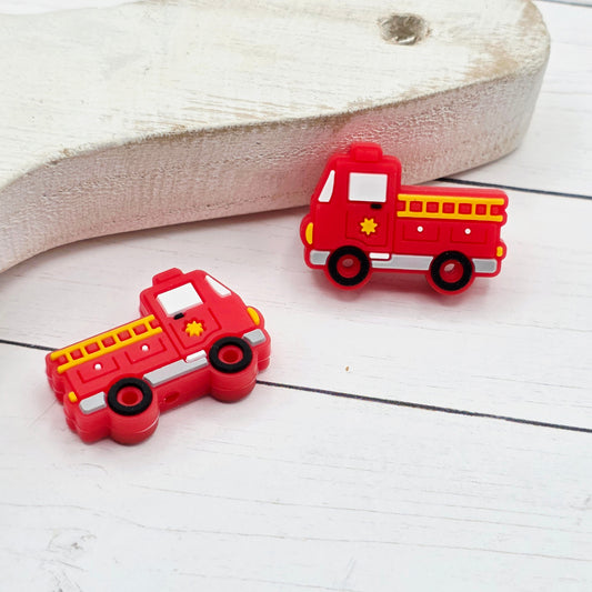 Fire Truck Focal Bead