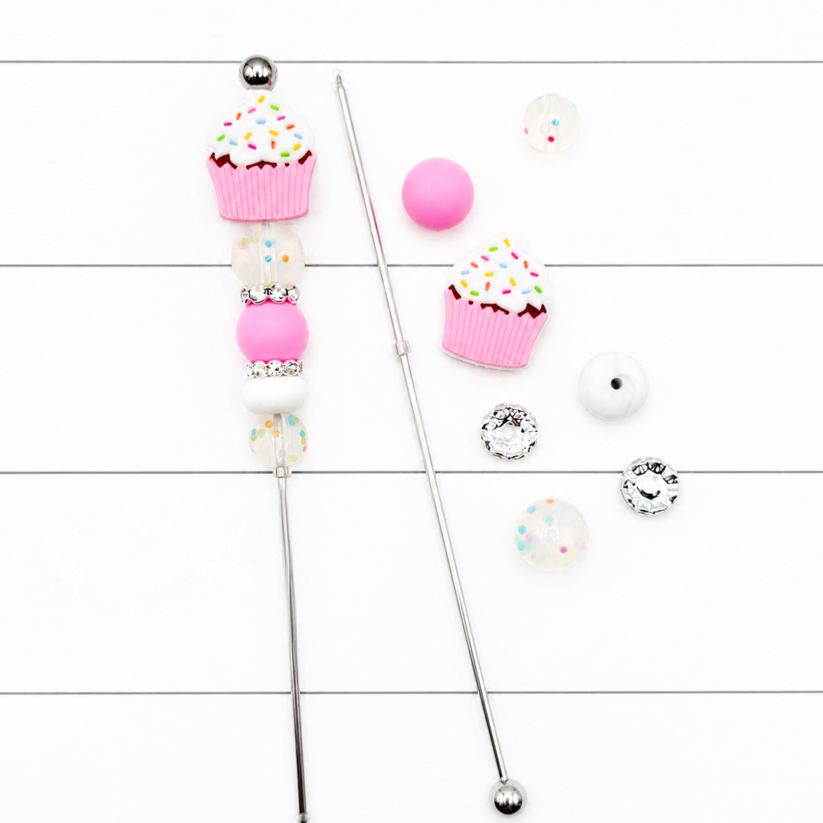 Sweet Pink Cupcake Cookie Scribe DIY Kit