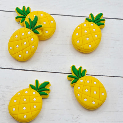 Yellow Pineapple Focal Beads