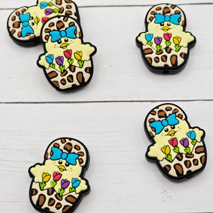 Easter Chick Focal Beads