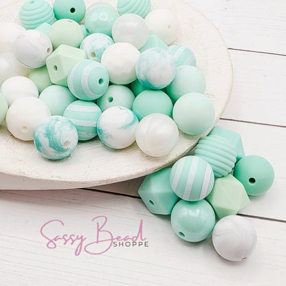 Mint Madness Silicone Bead Mix