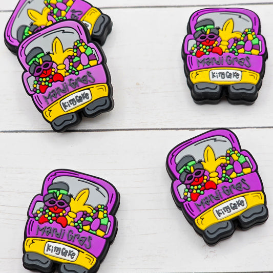 Mardi Gras Truck Focal Beads