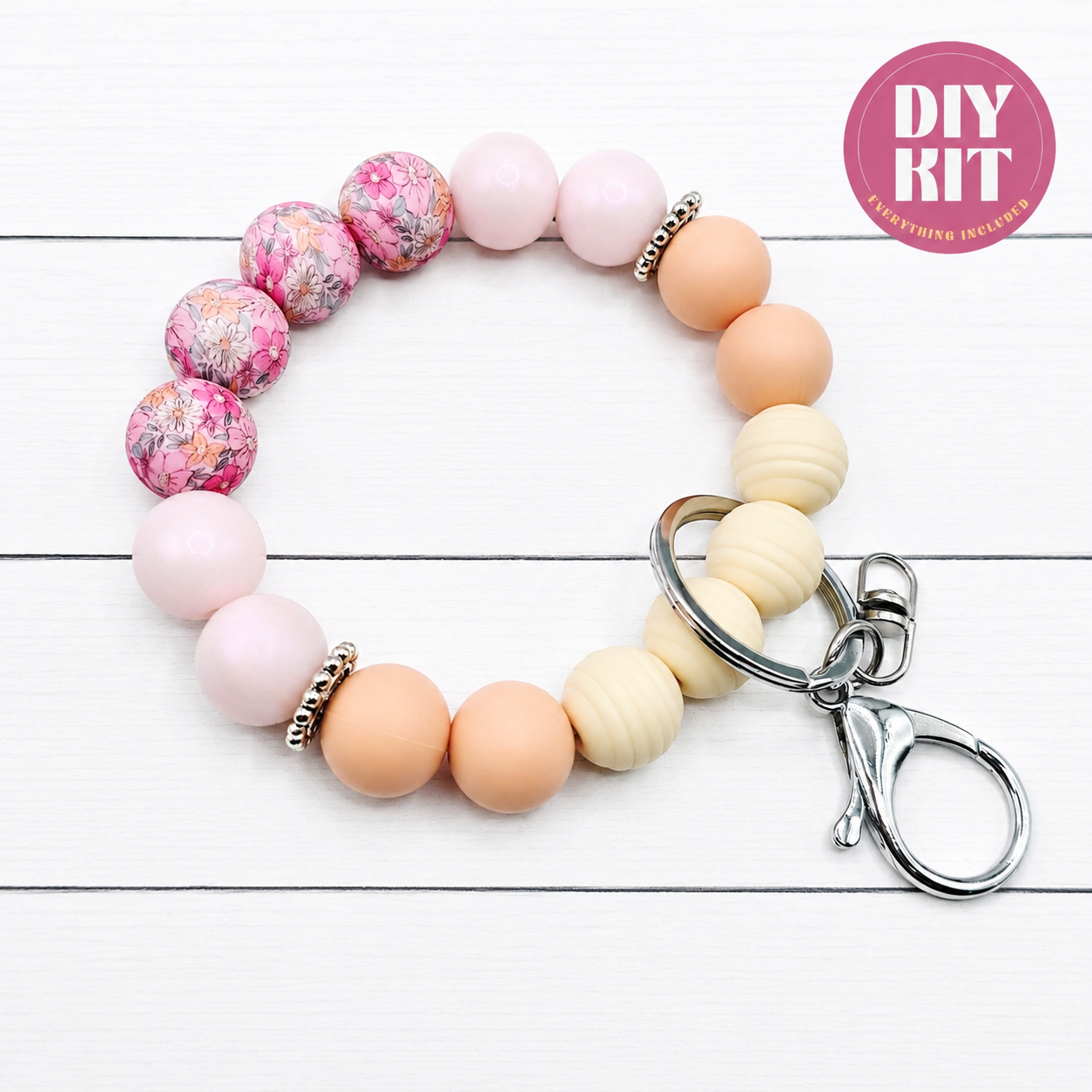 Pink Petal Wristlet DIY Kit