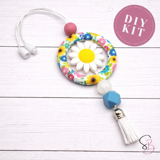 Daisy Bloom Car Charm DIY Kit