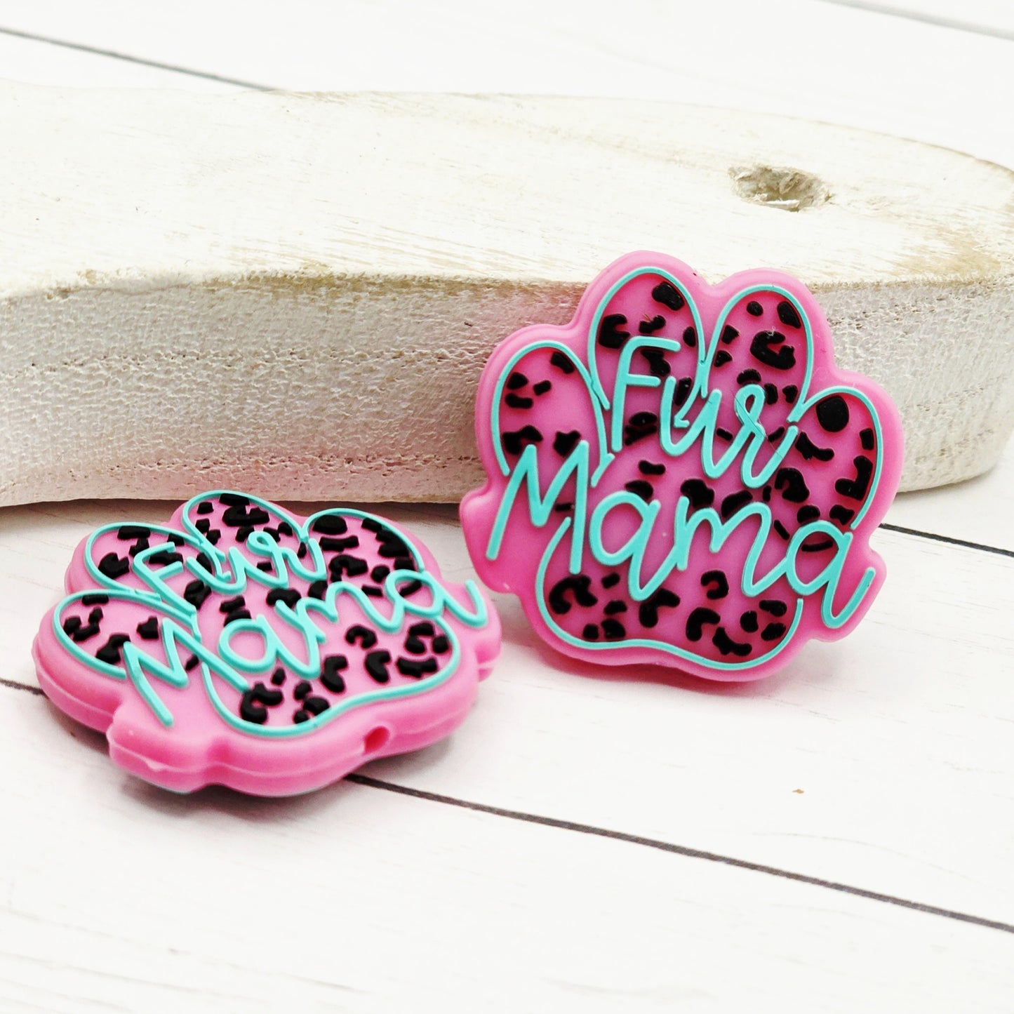 Fur Mama Paw Print Beads