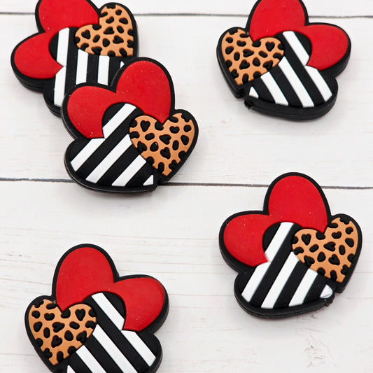 Triple Heart Beads