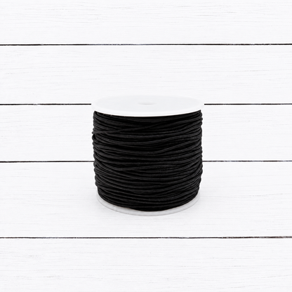 20 Yards Black Elastic Stretch Cord 1mm