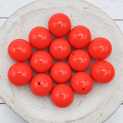 20mm Solid Color Beads