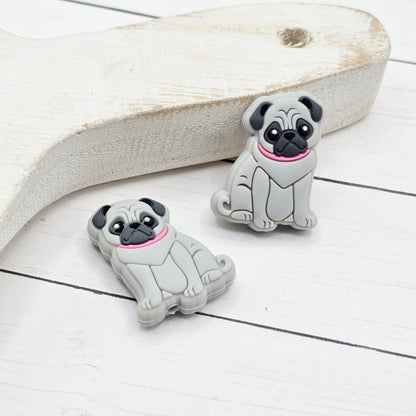 Pug Focal Bead