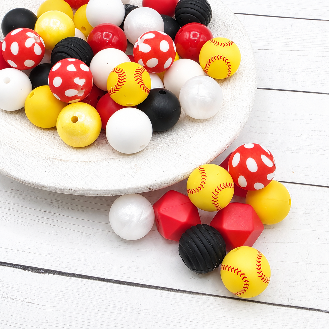 Softball Life Silicone Bead Mix