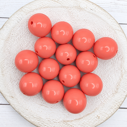20mm Solid Color Beads