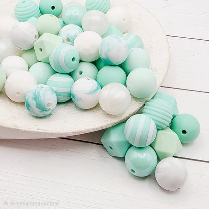Mint Madness Silicone Bead Mix