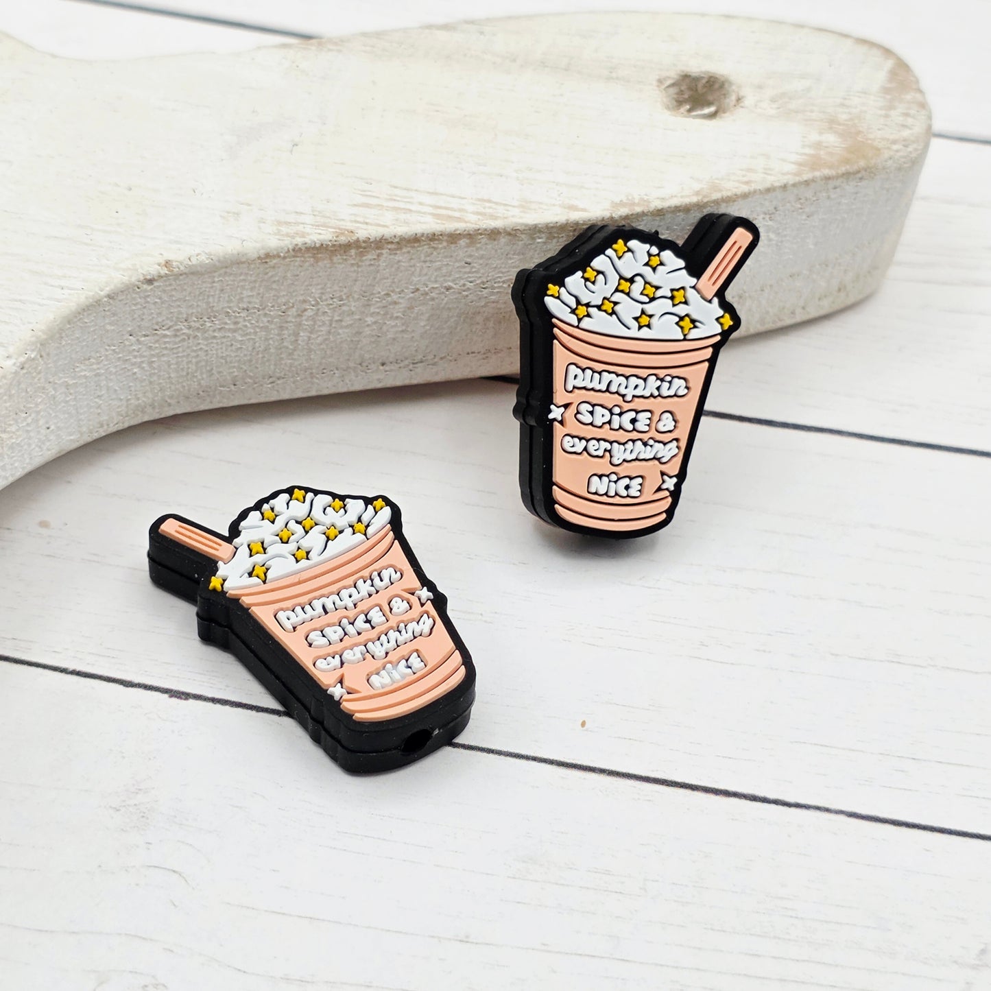Pumpkin Spice Focal Beads