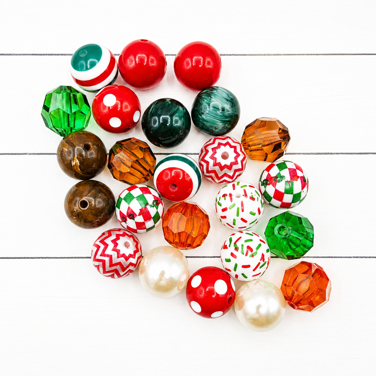Gingerbread Man Bead Mix