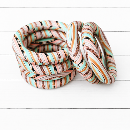 65mm Western Serape Print Silicone Ring