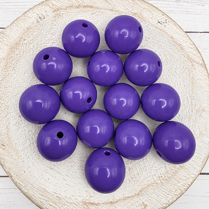 20mm Solid Color Beads