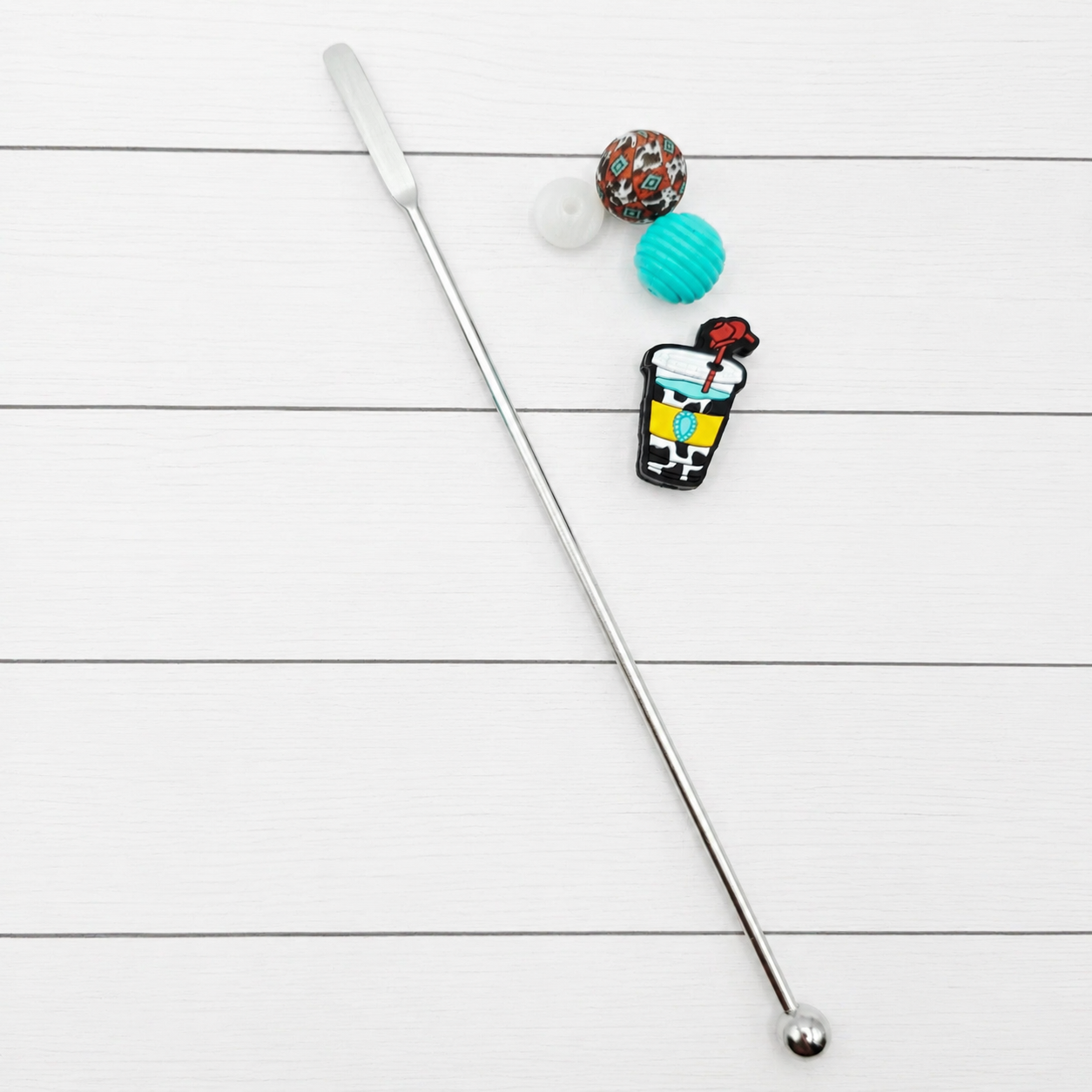 Western Cowgirl Iced Coffee Stir Stick Kit